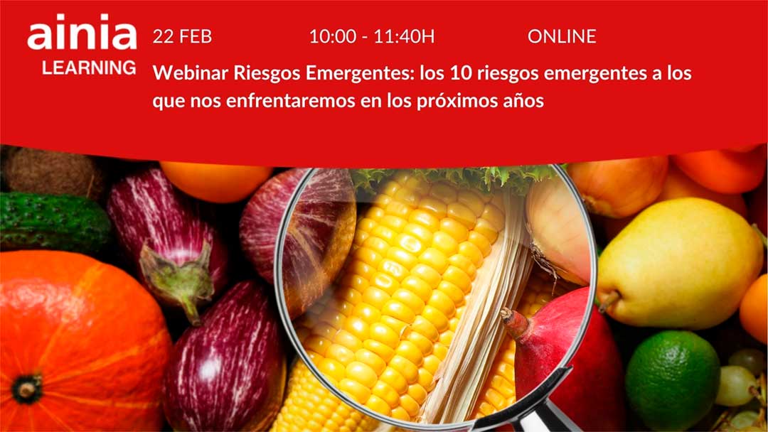 Webinar 10 riesgos emergentes calidad y seguridad alimentaria SEALI Hub